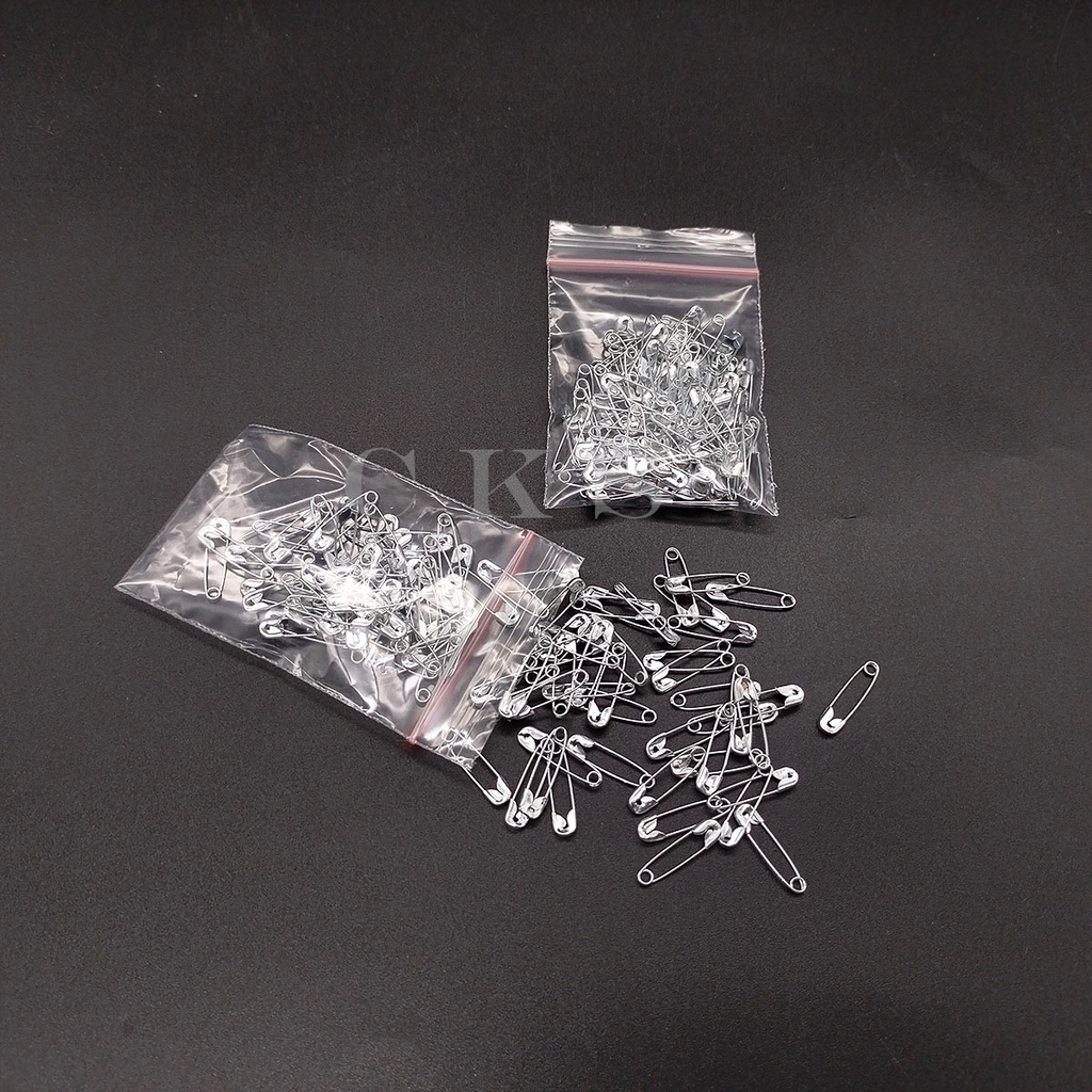 Peniti kecil butterfly / peniti mini merk (butterfly) ada 2 warna