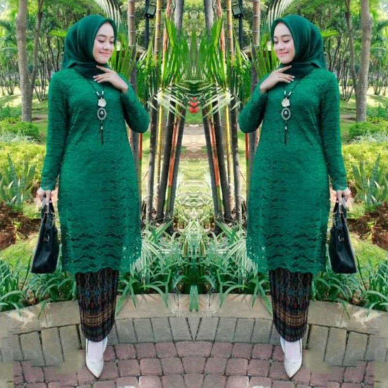 KEBAYA / KEBAYA BRUKAT / KEBAYA BROKAT / KEBAYA MODERN / SET KEBAYA / ATASAN KEBAYA / BAJU KEBAYA-1