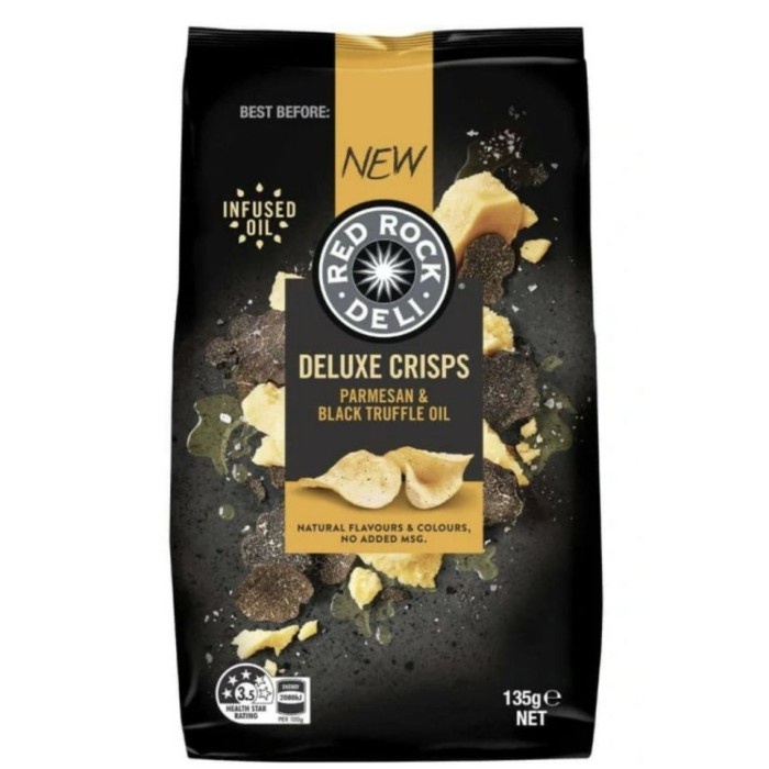 

Fchgtyani Red Rock Deli Deluxe Crisps Parmesan & Black Truffle Oil