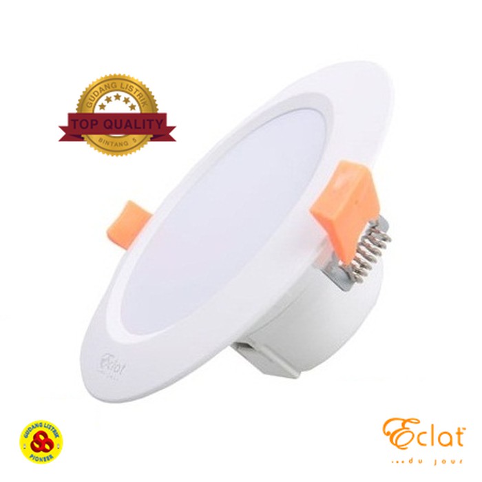 Eclat Lampu Downlight LED 9W Kuning 220V AC Ceiling Lamp 9 Watt WW