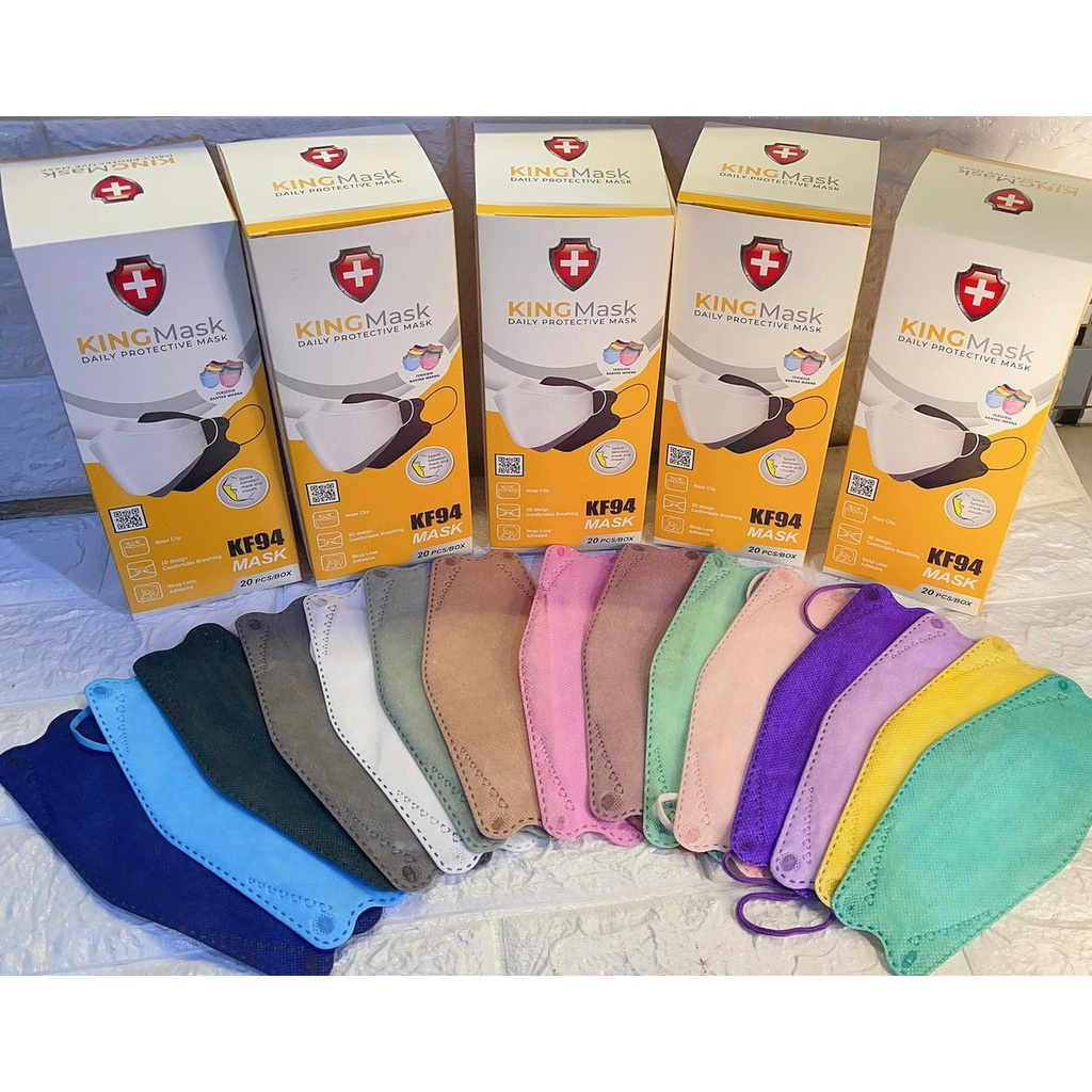 Masker  KINGMASK KF94 Izin Kemenkes 4Ply 20Pcs