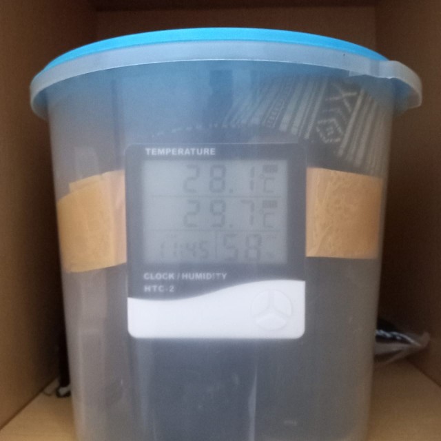 Htc-2 Digital Hygrometer Temperature Meter Clock Htc2 Htc 2 Kabel 1,5m