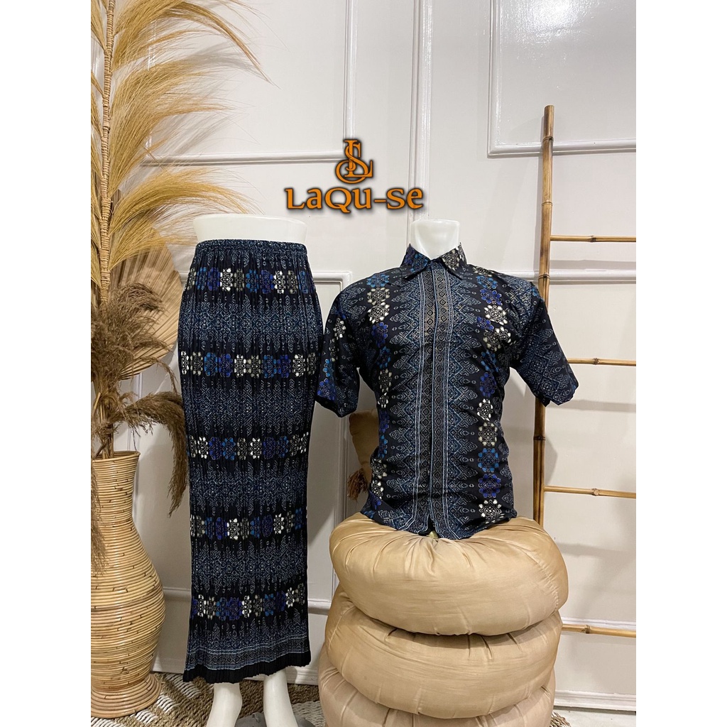 Batik Couple Kemeja Batik Couple Lengan Pendek Couple Rok Batik Bawahan Kebaya