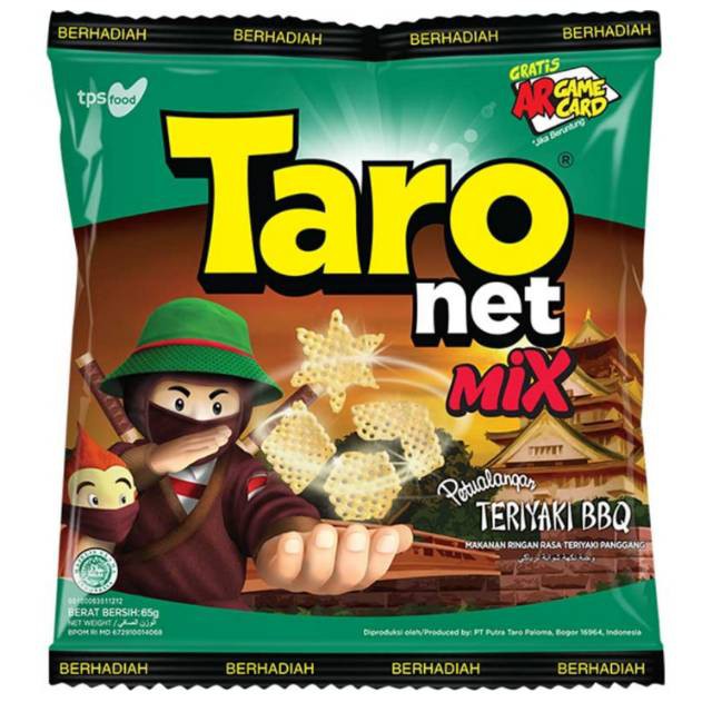 

TARO NET MIX TERIYAKI BBQ 65G