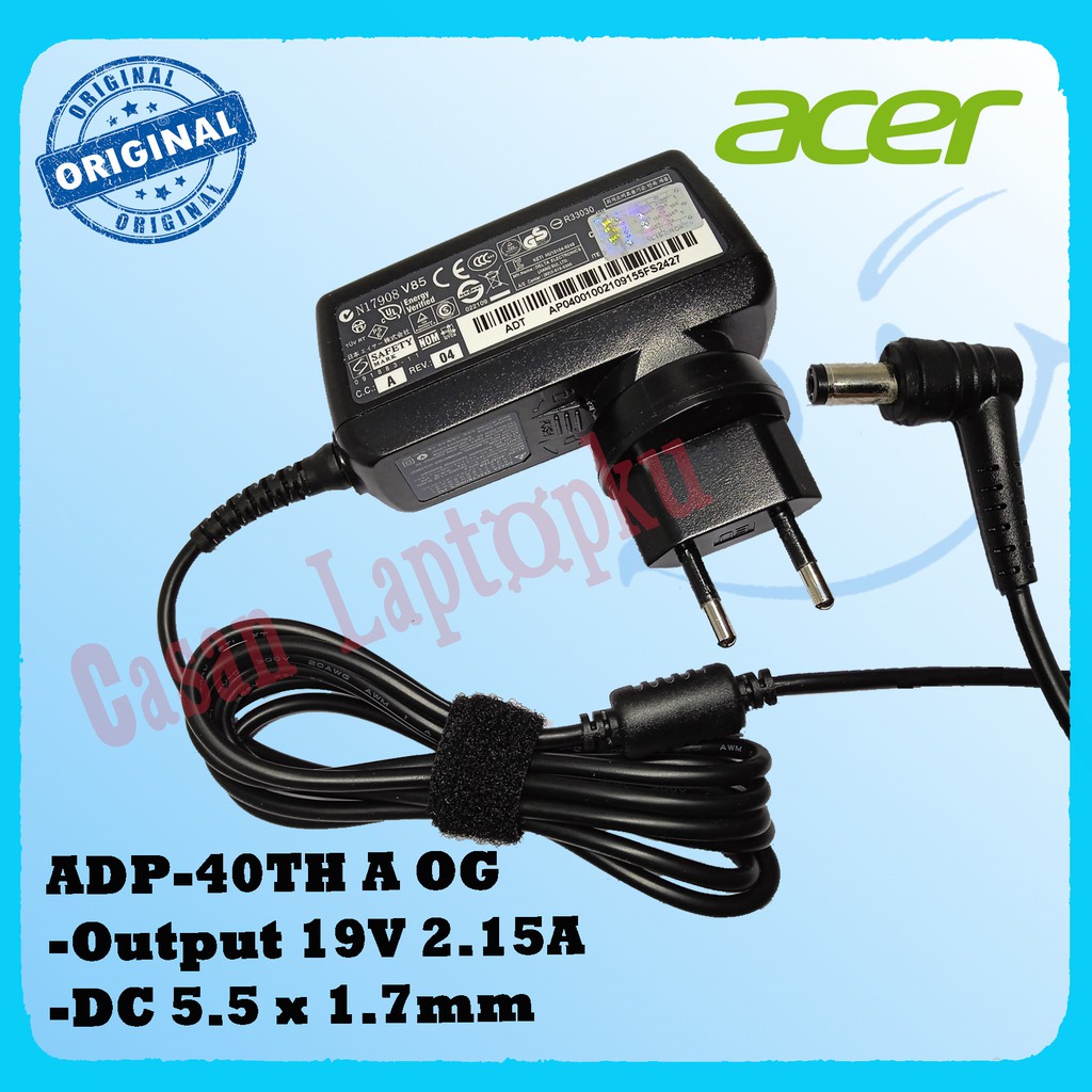 charger acer aspire one Original V5 722 D270 132 D255 725