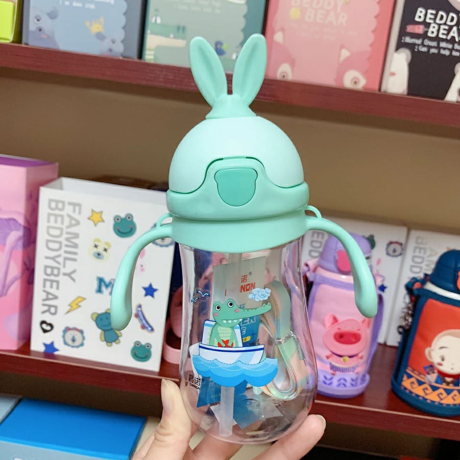 Botol Minum Anak Botol Minum Lucu Kapasitas 280ml Kuping Kelinci Bpa free