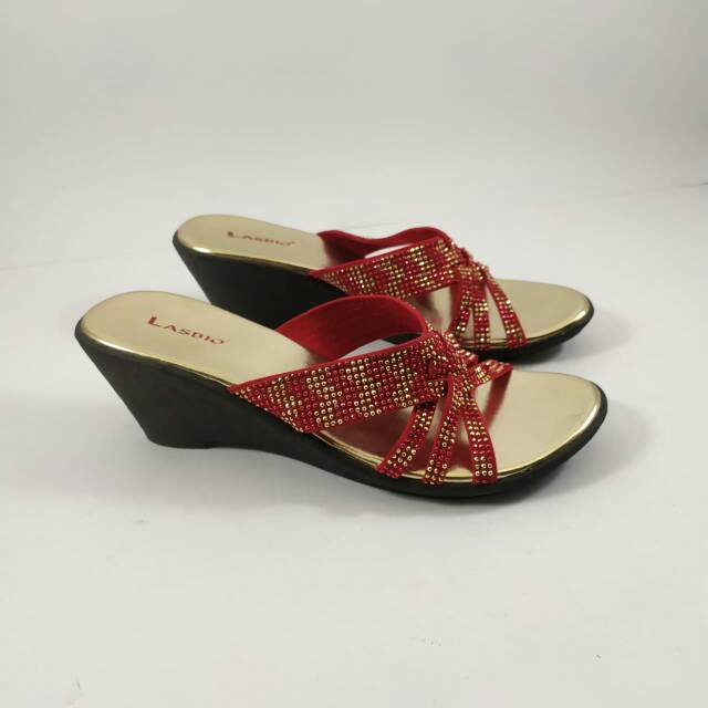 LASBIO - MC12 Sandal Wedges Wanita