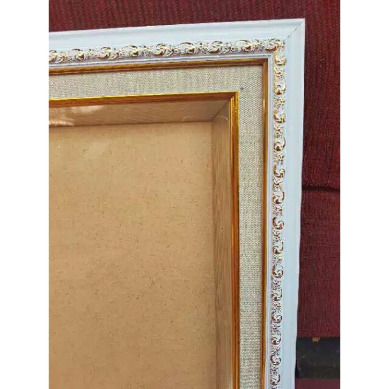 Bingkai 3D frame  box (size.30x40) 12R list linen figura scrapbox pop up / figura mahar