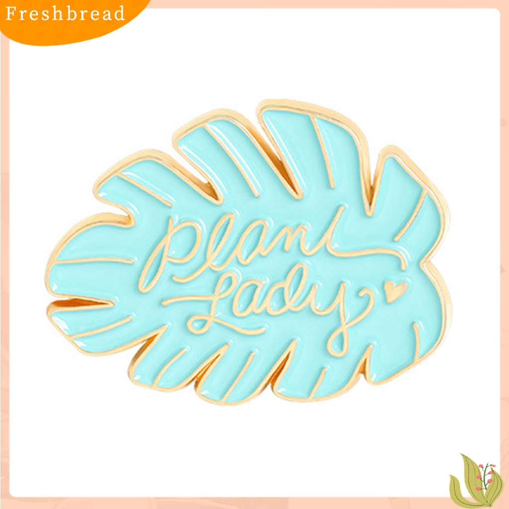 Terlaris Cartoon Enamel Pin Leaf Brooch Shirt Lapel Badge Clothes Accessory Jewelry Gift