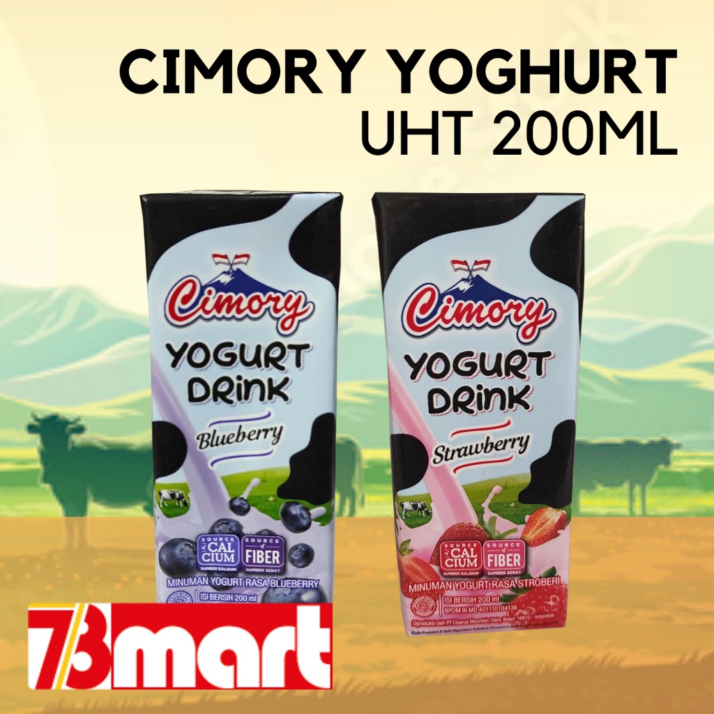 Cimory Yogurt Drink  200 ML | CIMORY YOGURT KOTAK  200 ML | Yogurt Cimory UHT  200 ML | Cimory Yoghurt  200 ML | Cimory Yogurt ( Yoghurt ) Drink  200 ML | CIMORY YOUGURT 200ML | Rasa Blueberry / Strawberry