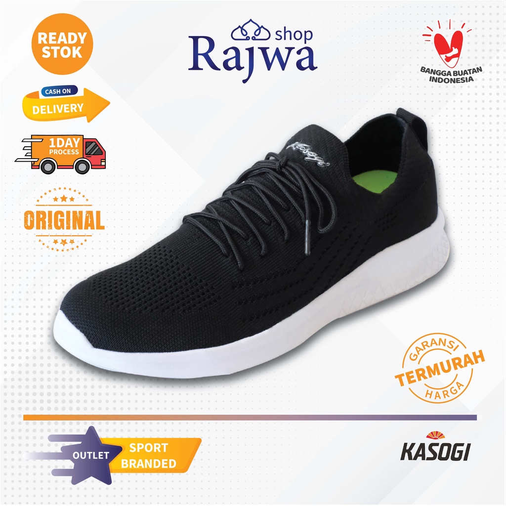 Sepatu Kasogi Slip on Sneaker Santai Casual Dewasa Laki Canberra