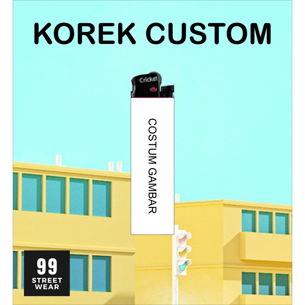 CRICKET VIRAL / KOREK CUSTOM / KOREK API UNIK / KOREK API CUSTOM / KOREK GAS / STIKER - FACE PATTERN