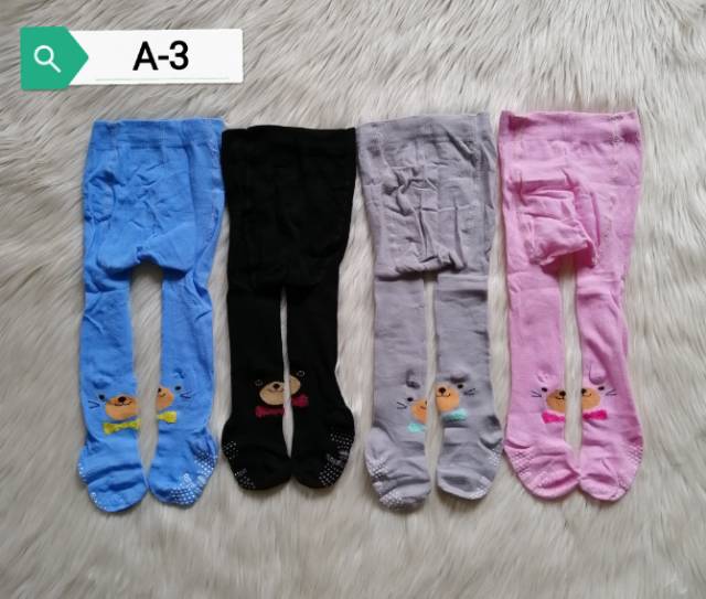 Legging Bayi Girl Boy 0-6 6-12 Cotton Rich / Legging Anti Slip Bayi