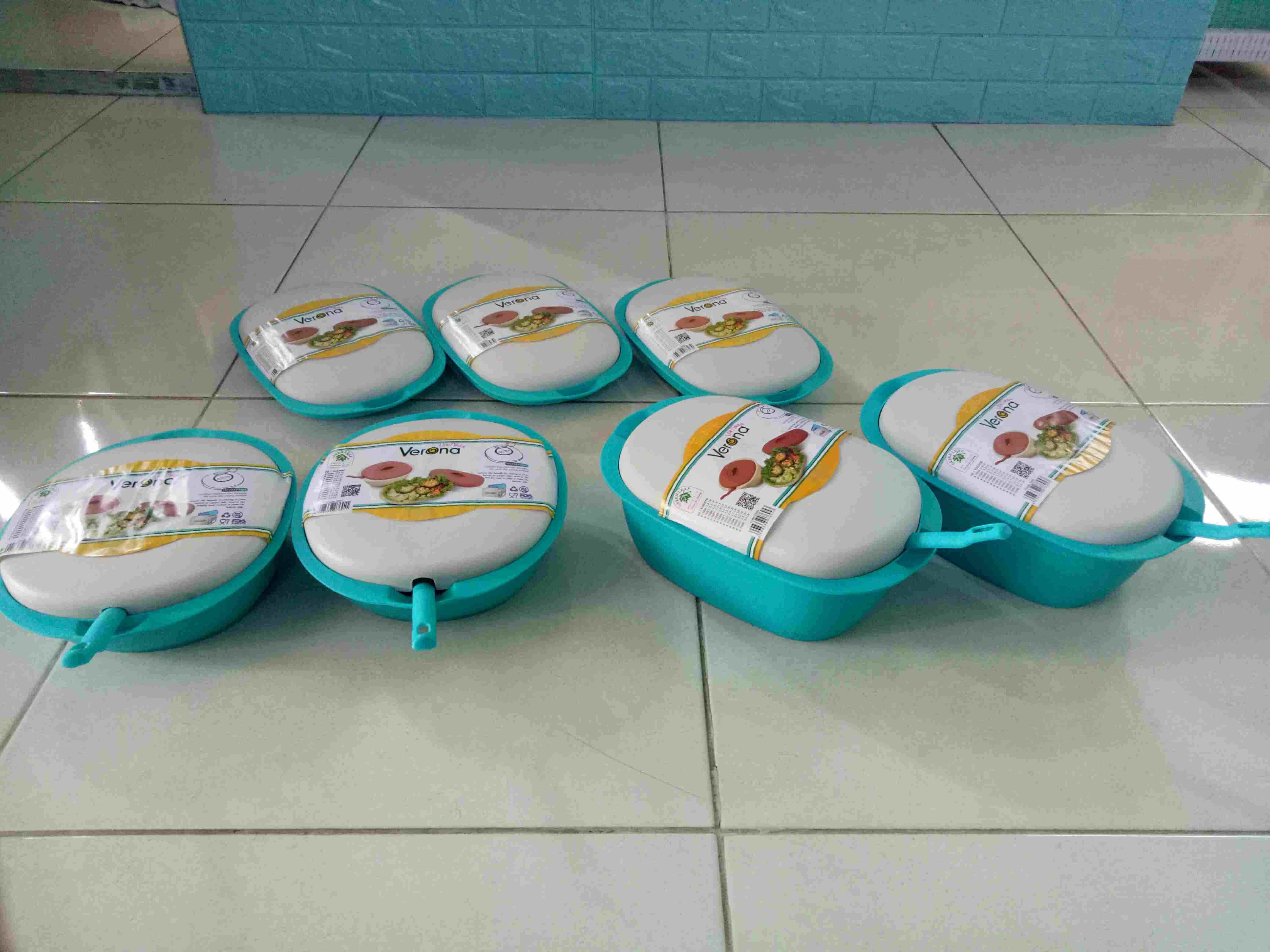 Verona Set Of 7 Pcs Bahan Plastik Bpa Free Original