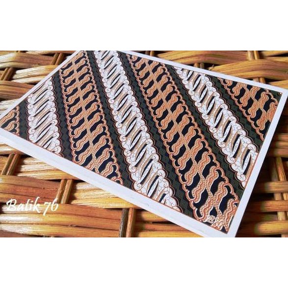 

Kartu Natal & Tahun Baru dll Batik76 Motif parang Coklat