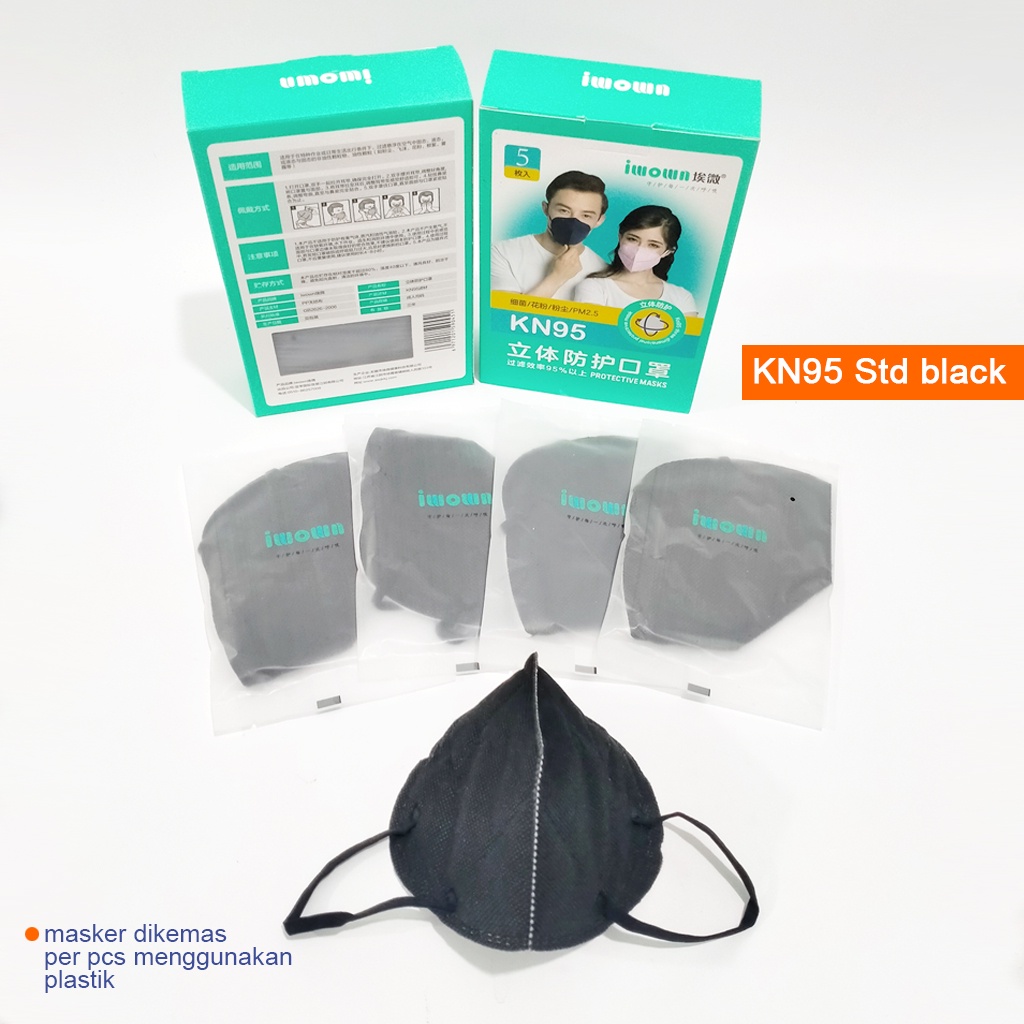 Masker Korea IWOWN 5ply isi 10pcs Masker KN95 model Evo Plusmed Masker Duckbill Masker KF94