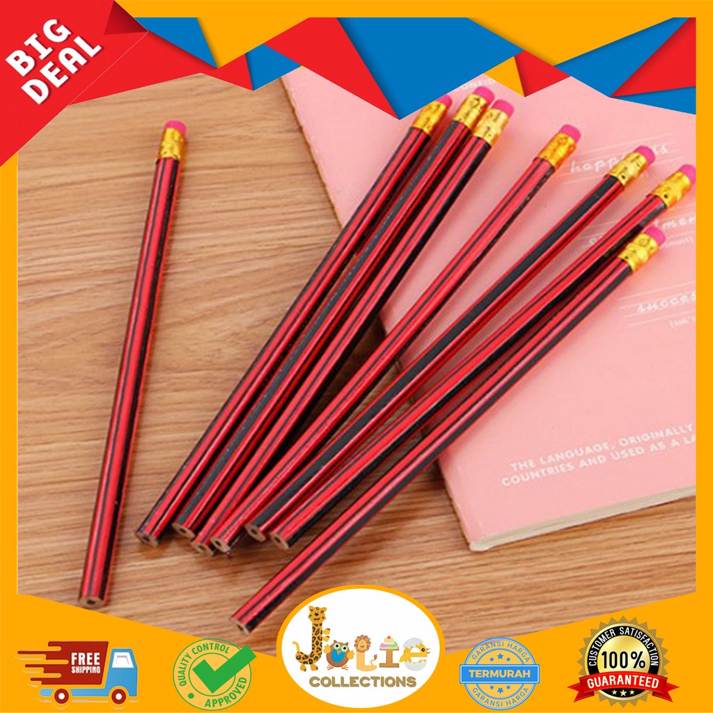 JOLIECOLLECTIONS PENSIL TULIS  KAYU HB PENSIL TULIS  KAYU 