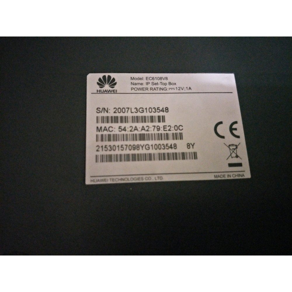 STB Huawei EC6108V8  X isp