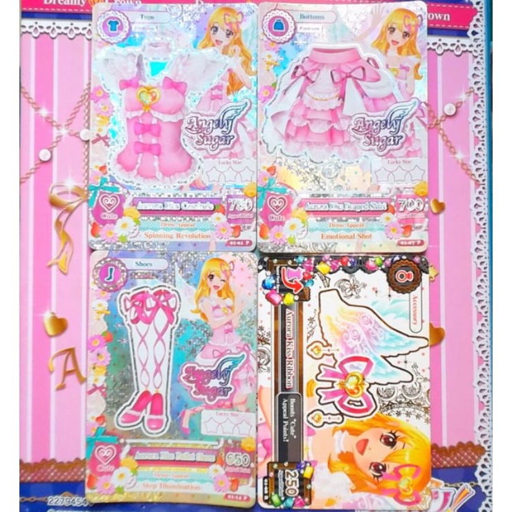 [BOOKED] SUPER RARE Kartu Aikatsu Indo Premium Set Asli Seri 1 Ichigo Hoshimiya Angely Sugar Aurora 