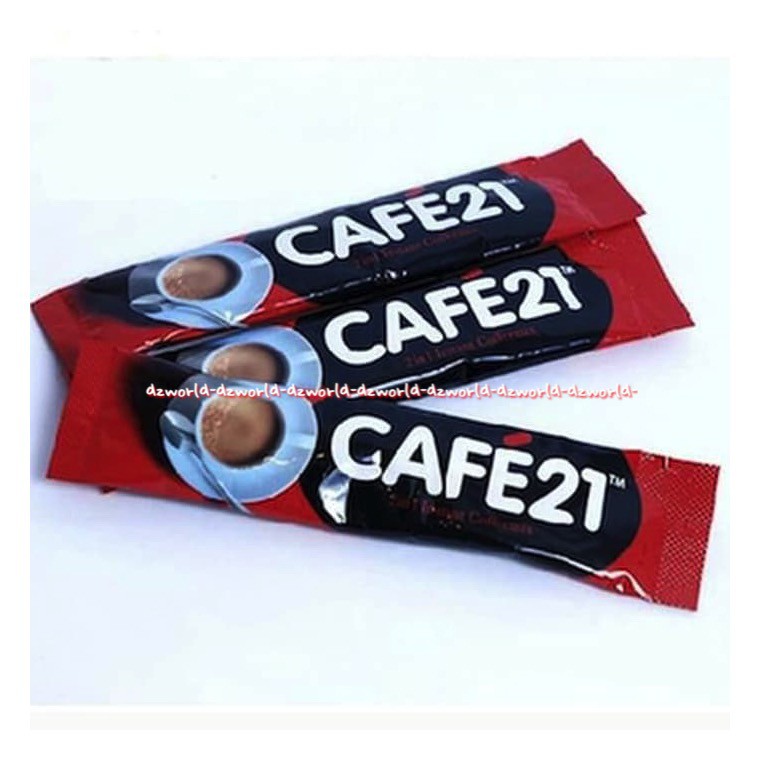 Cafe21 2in1 Instant Coffeemix Kopi Mix Instan Cafe21 Isi 25 Sachets