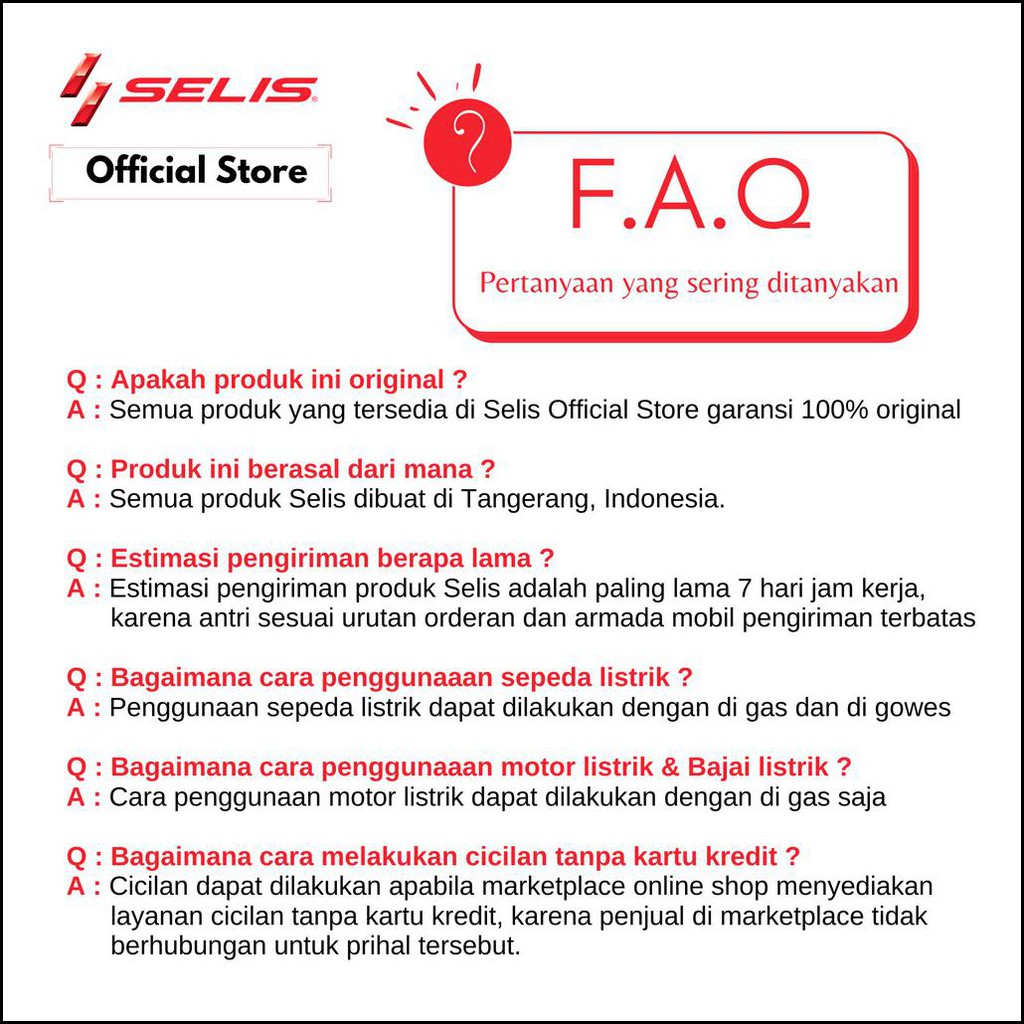 Sepeda Listrik Selis Tipe Eoi Enery Of Indonesia