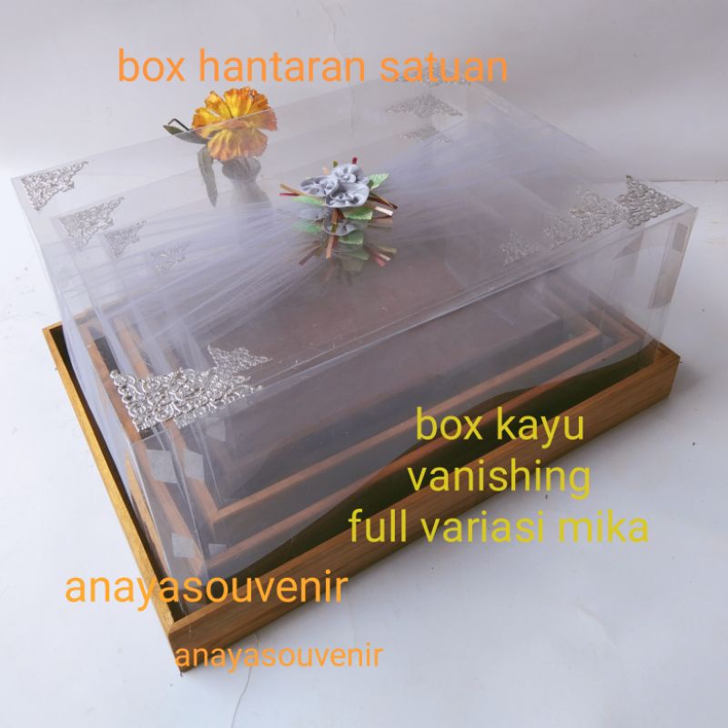Kotak Seserahan Pernikahan Set Lengkap Isi 4/1An Box Hantaran parcel Mika.