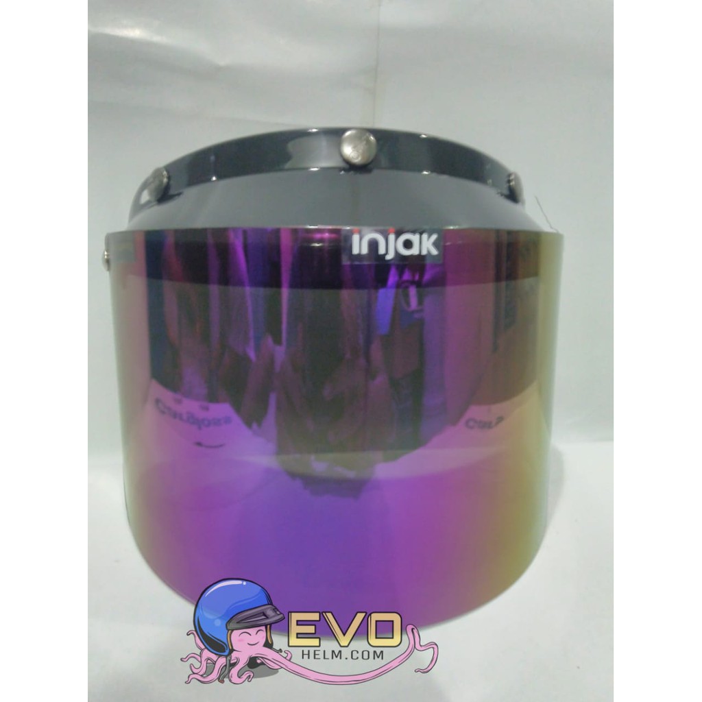 KACA DATAR INJAK VISOR - PELANGI ORIGINAL VISOR RAINBOW KACA CARGLOSS KACA DATAR PELANGI