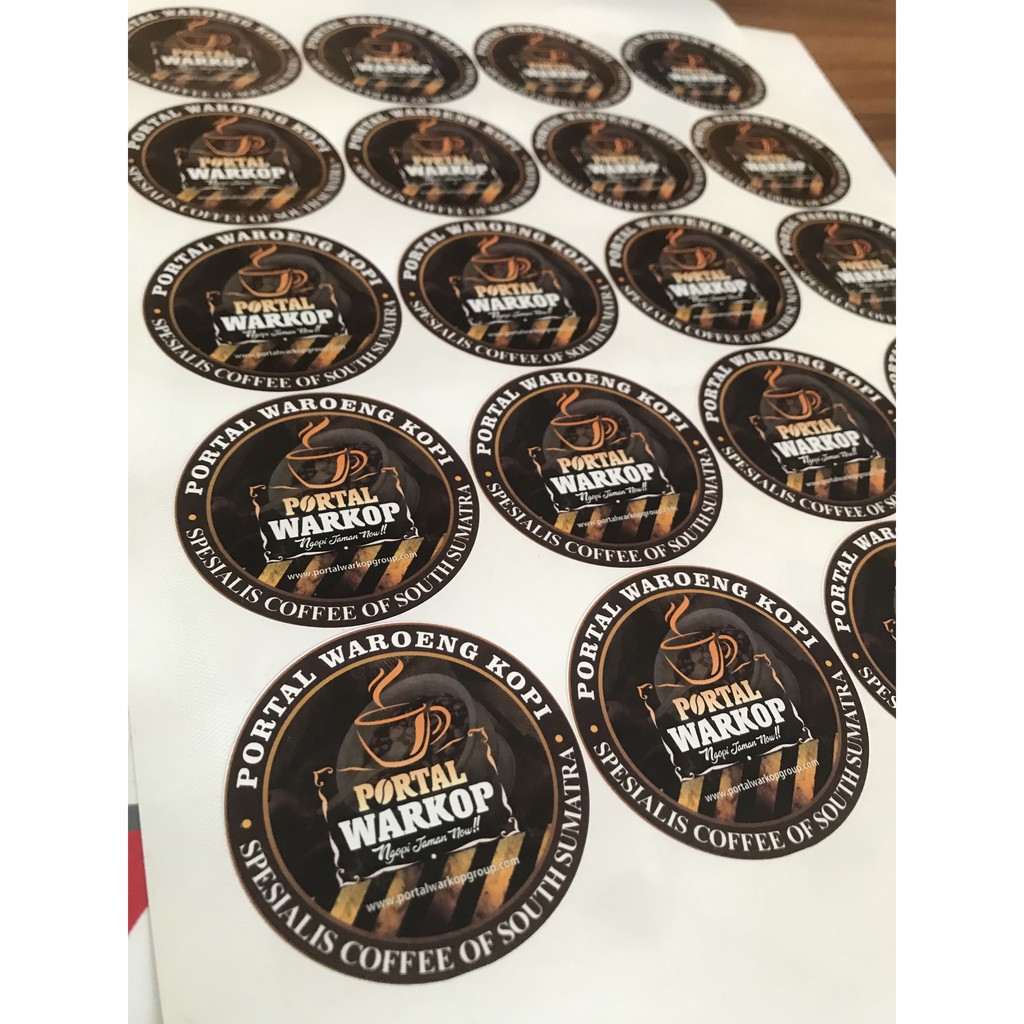 

CETAK STIKER LABEL MAKANAN KROMO/CHROMO A3+