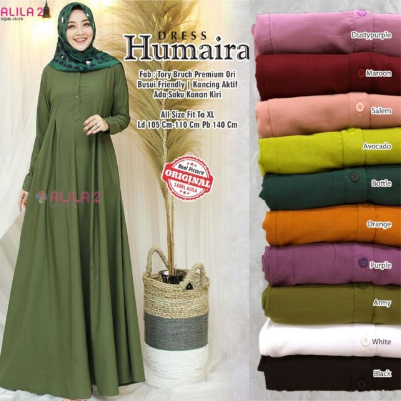 GAMIS MAXI KATUN ORI HUMAIRA ASLI CANTIK