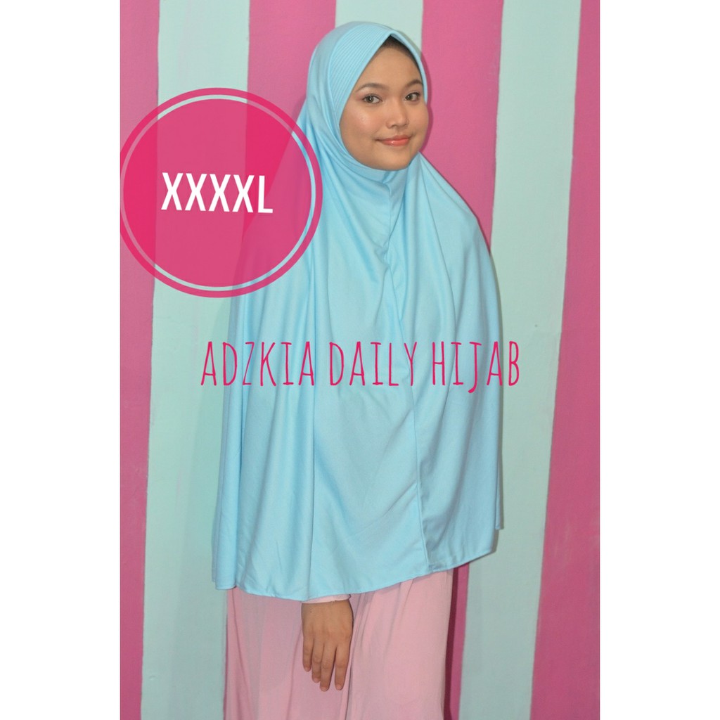 jilbab bergo.kerudung.hijab dewasa.model pad lebar.adem. ukuran XXXXL
