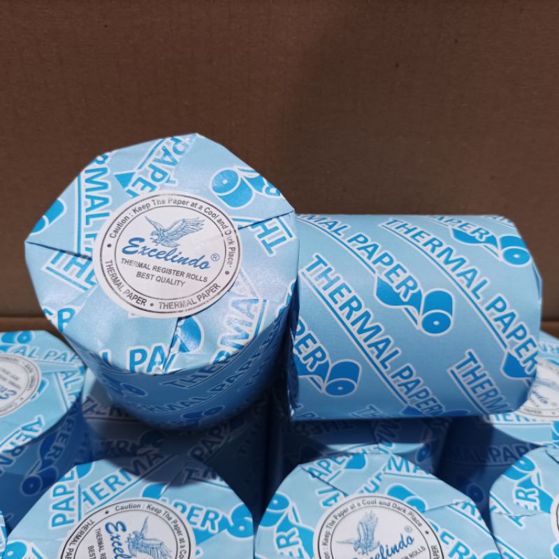 

Themper Thermal Paper Excelindo 57x 40 mm Kertas Roll Kasir / Kertas Cash Register