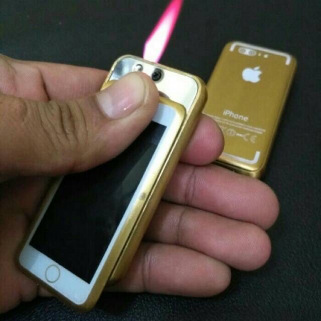 Korek Api Gas Isi Ulang Model Iphon Mini Korek Unik Korek Api Bara