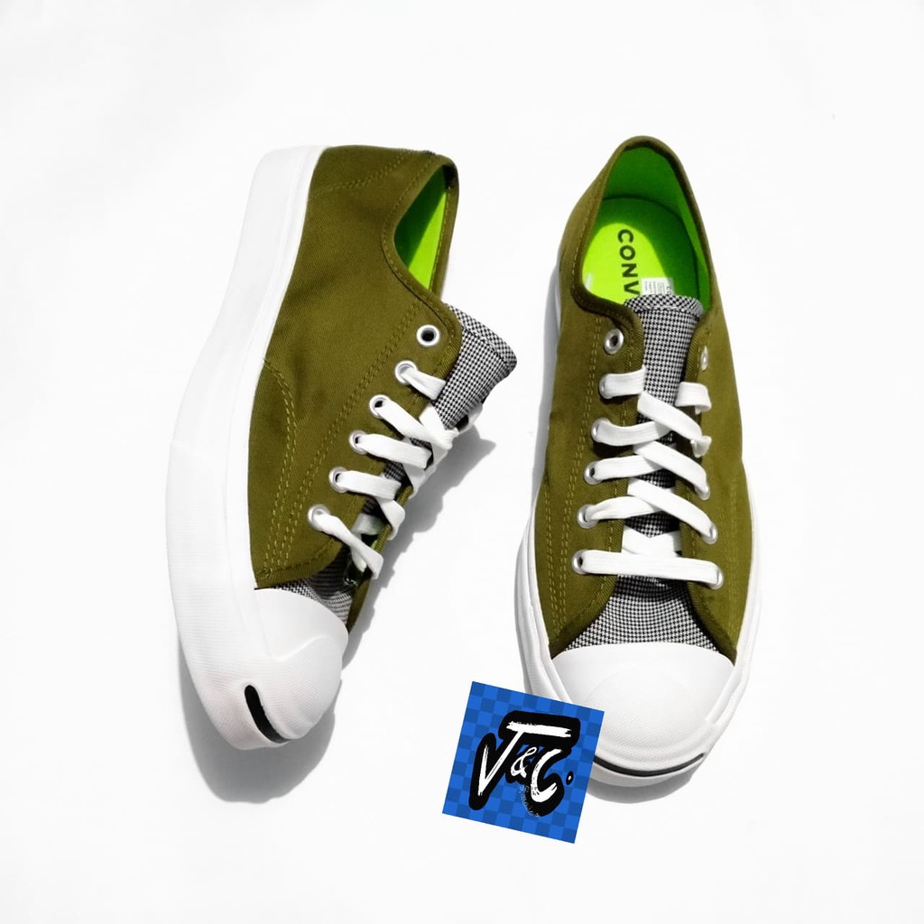 Sepatu Converse JP Jack Purcell Hacked Fashion Dark Moss Murah