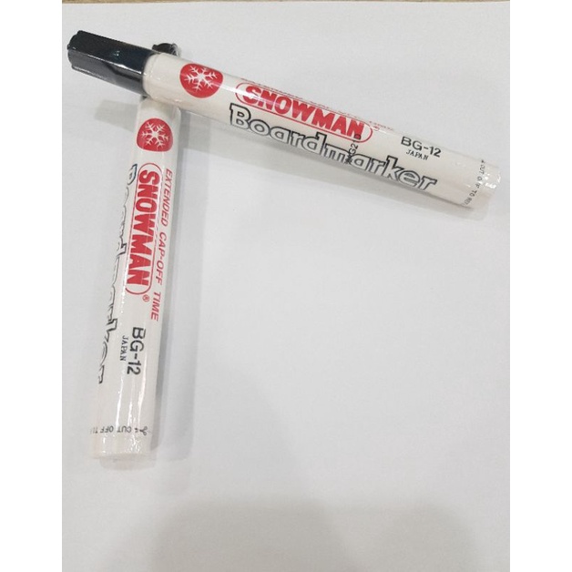

Spidol Snowman Boardmarker BG12 Hitam