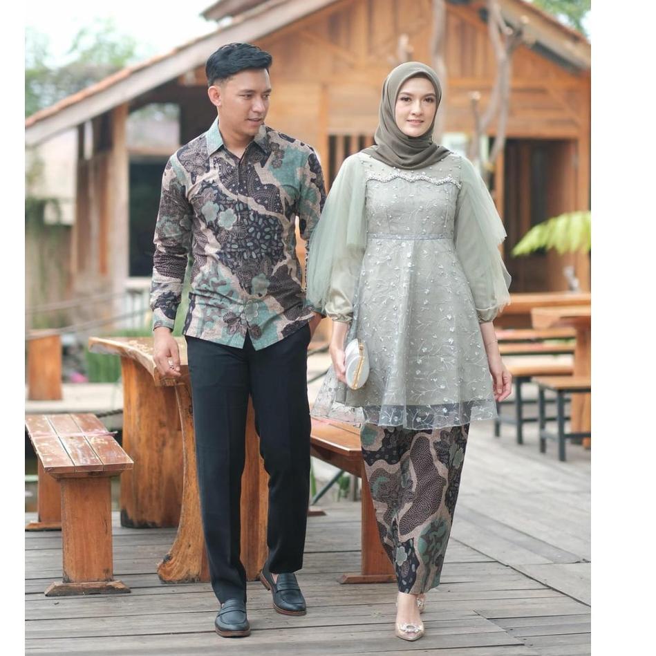Jangan Ketinggalan order..  TERBARU |  READY JUMBO  LUNA LAURA KINAN KEBAYA COUPLE BRUKAT TILE MUTIA