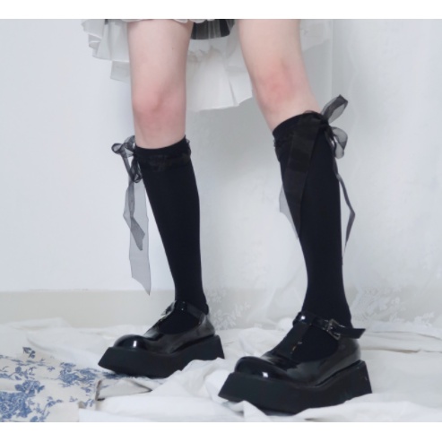 ST-17 Kaos Kaki STOKING TRANSPARAN PITA Lucu Cosplay Lolita Cute Sekolah