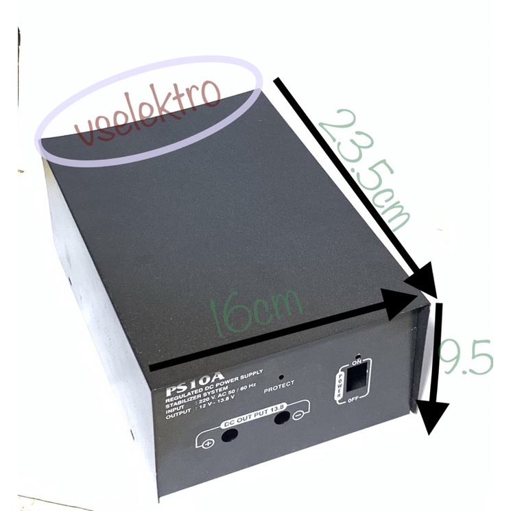 BOX ADAPTOR 10AMP AMPER PLAT BESI