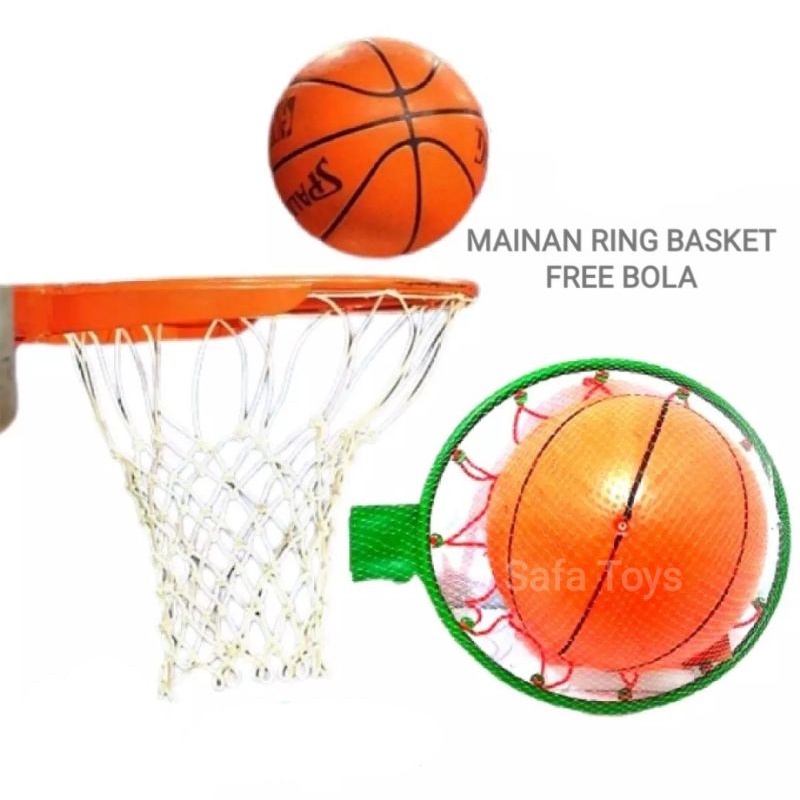 RING BASKET + SATU PAKET RING BASKET+BOLA MINI MAINAN ANAK ANAK