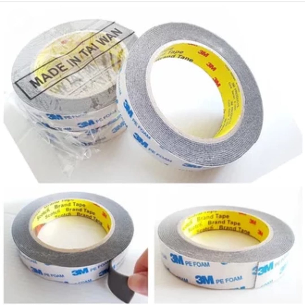 

DOUBLE TAPE 3M PE FOAM SOLASI BB BUSA 20MM X 4.5M HIGH QUALITY MURAH
