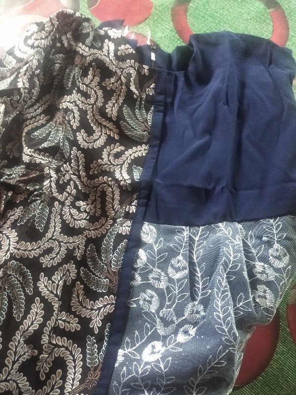 Batik Couple Kerja Kondangan Wanita Pria Kombinasi Hitam Modern M L Xl