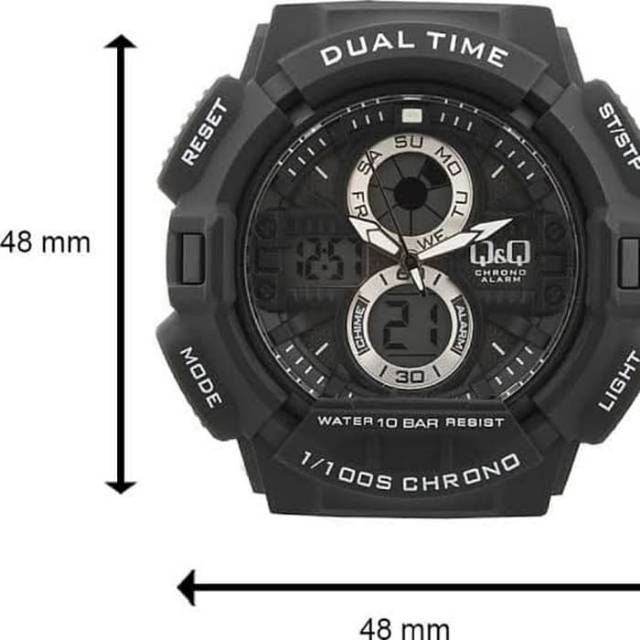 Arloji Jam Tangan Digital Pria Q&Q QnQ QQ Asli Ori Original GW81 GW81J