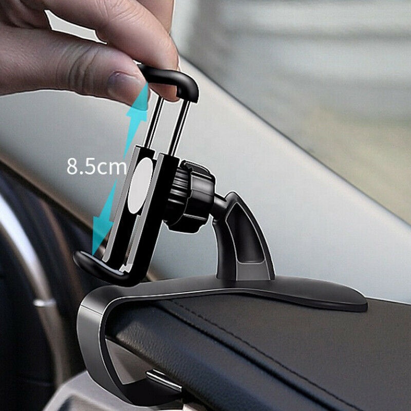 Holder HP Dasboard Mobil Jepit HD-22 Phone Holder 360 Rotation Tempat dudukan hp di mobil dashboard Stand Handphone