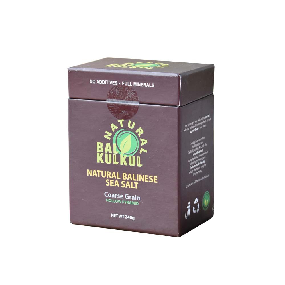 Natural Balinese Sea Salt Coarse Hollow Grain 240 Gr