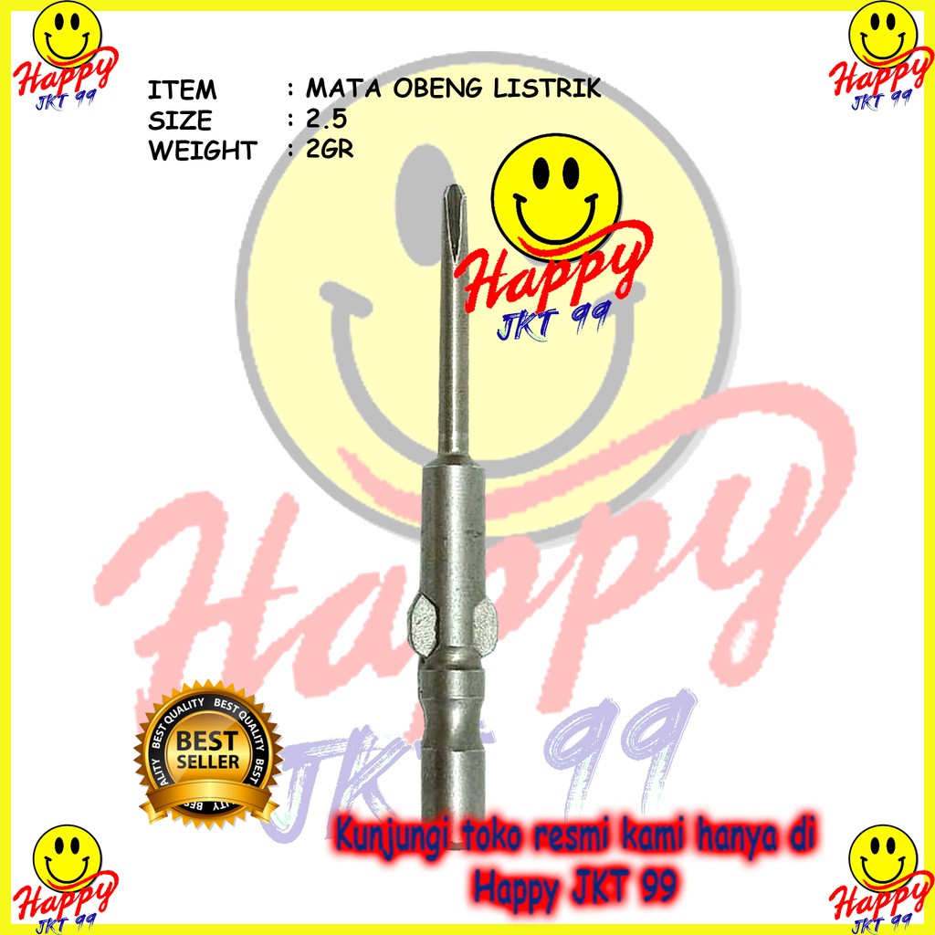 [ HAPPY JKT 99 ] MATA OBENG ELEKTRIK ELECTRICK LISTRIK 2.5