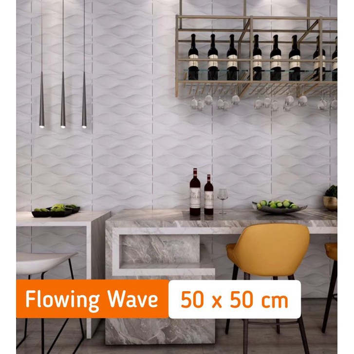 WALL PANEL/WALLPAPER KOTAK DINDING MURAH