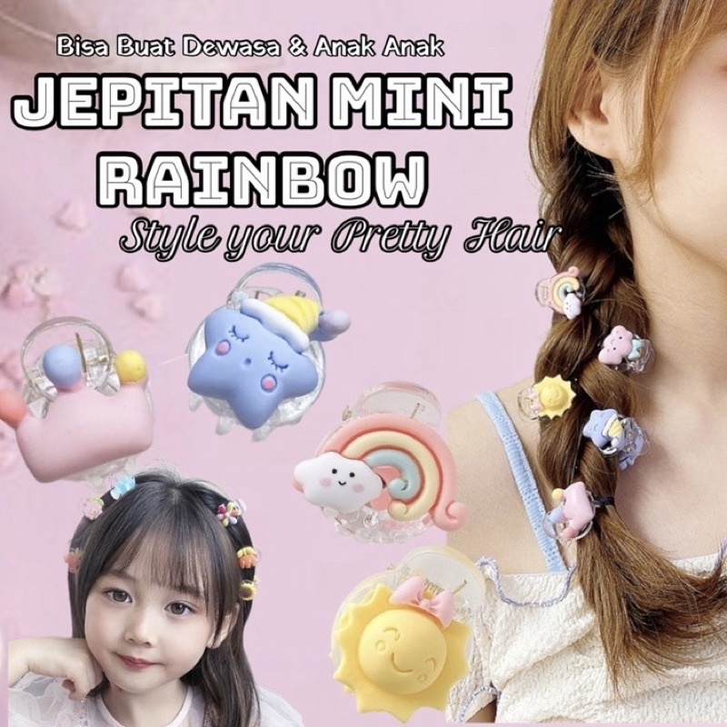 Jepit Mini Korea Dewasa &amp; Anak 3D Karakter