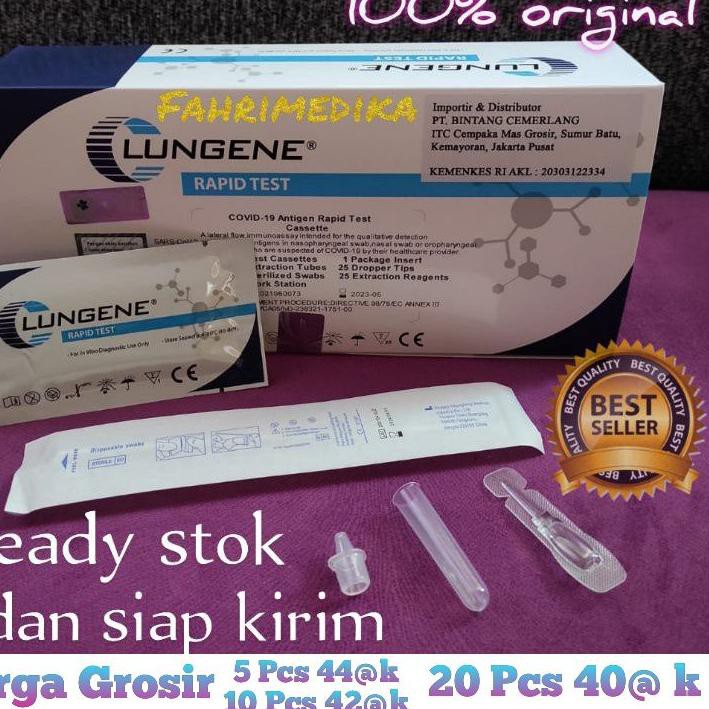 ◌ Alat Test Swab Antigen Hidung 100% Original 1Pcs ►