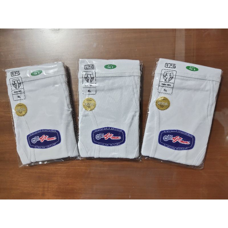 PROMO 1 PCS CELANA GT MAN PUTIH 704 B + MASKER 1 PCS