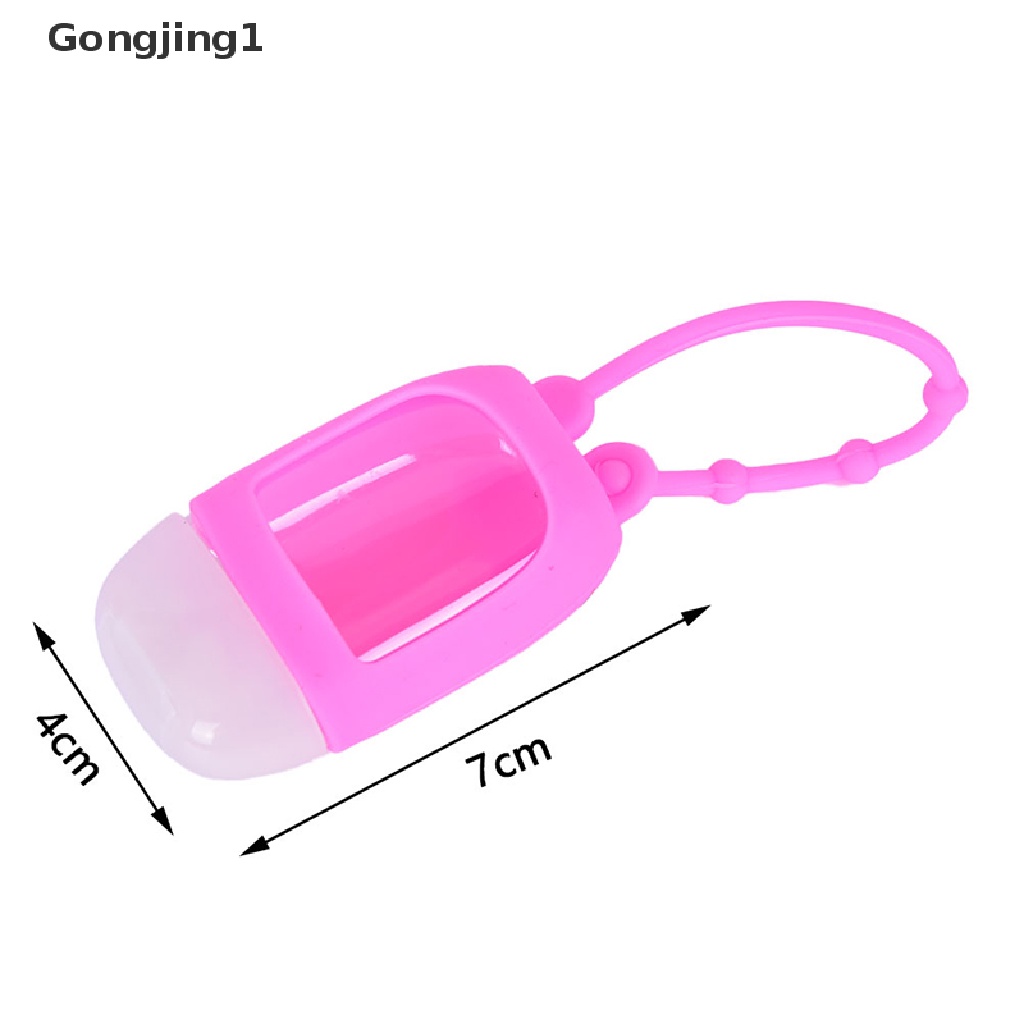 Gongjing1 1pc Botol Hand Sanitizer / Parfum Portable Bahan Silikon Untuk Travel