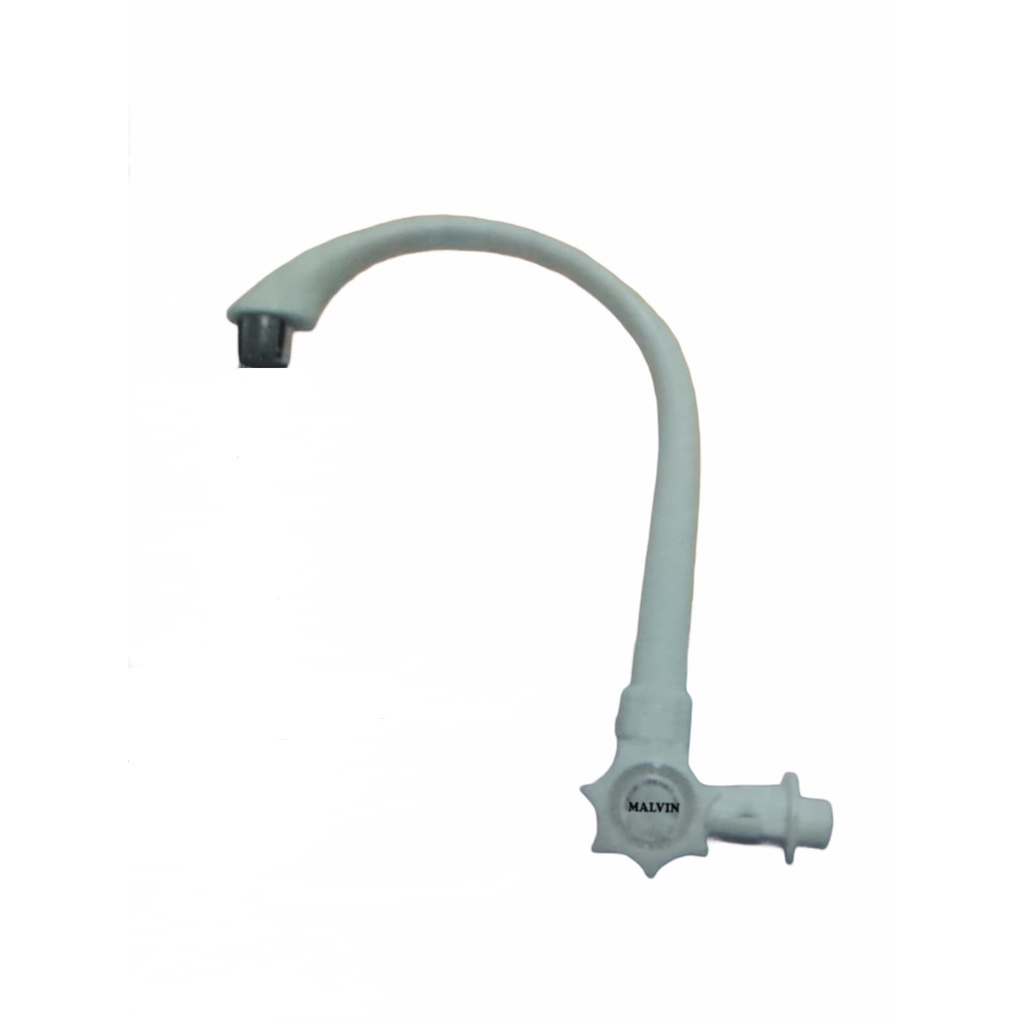 kran angsa pvc / kran cuci piring merk malvin/ kran bak cuci piring